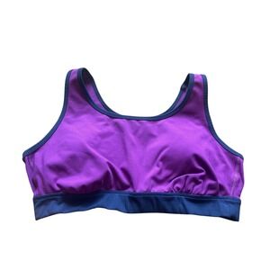 Duluth Trading Co Sports Bra‎ Medium Purple Activewear Low Impact Womens